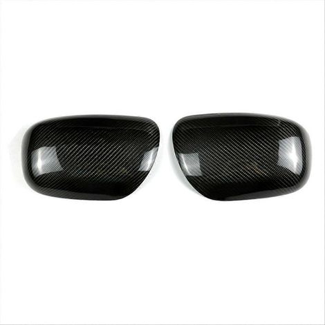 Funda de espejo retrovisor de fibra de carbono para automóvil (1/5)