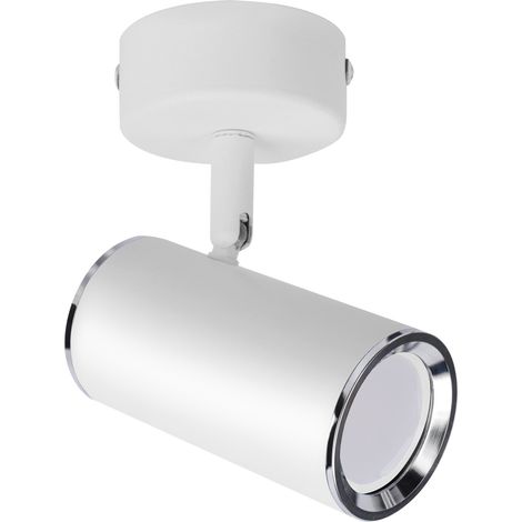 Applique da parete bianca IP20 orientabile Megan SPT GU10 35W Ideus 03655 (1/2)