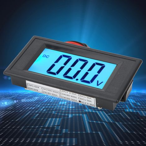 Voltmètre numérique LCD YB5135D à deux fils (semi-étanche DC 18V-80V) (1/5)