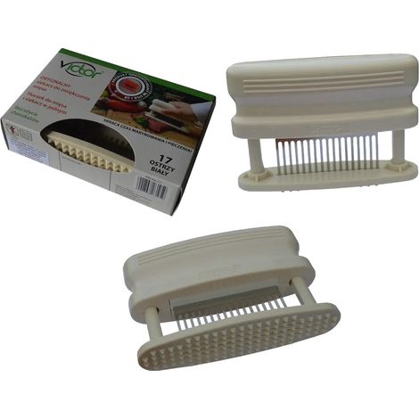 Ablandador de carne Victor Home de 17 cuchillas de acero inoxidable Ablandador de carne Victor Home de 17 cuchillas de acero inoxidable - Amarillo