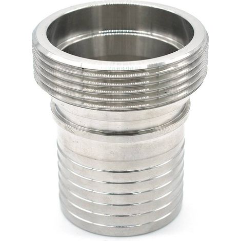 Raccord alimentaire male MACON avec douille en inox 316 DN50
