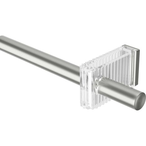 Tringle à rideaux extensible en acier Flute (1/5)