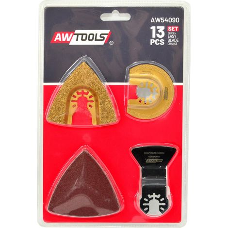 Lama per sega awtools set 13 pezzi acciaio temprato cambio rapido