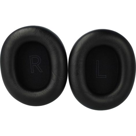 vhbw 2x cuscinetti auricolari di ricambio compatibile con Technics EAH-A800 cuffie, headset, poliuretano / gommapiuma nero