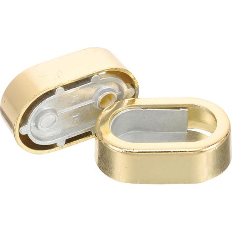 Zink Kleiderstangenhalterung mit Flanschfuß für 16 mm Rohre