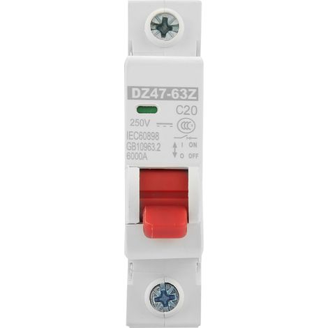 Miniatur-Photovoltaik-Leistungsschalter DC DZ47-63Z-1P 20A (1/5)