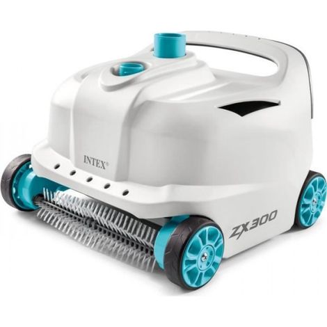 Intex – Robot aspirateur piscine ZX300 – Nettoyage fond et parois – Compatible piscines tubulaires – Turbine à eau et brosses intégrées (1/2)