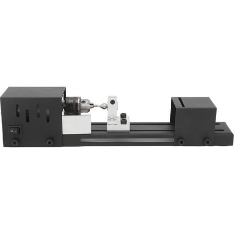 Polisseuse à perles pour mini tour, accessoire pour tour, machine à polir les perles 110-240 V pour le travail du bois (prise UE) (1/5)