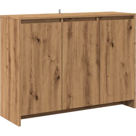 Credenza buffet cassettiera mobile contenitore organizer cucina soggiorno lavorazione artigianale 102 x 33 x 75 cm derivati del legno marrone 020030806