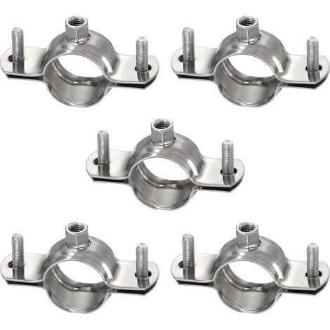 5Pcs De Serrage Annulaire Divisé En Acier Inoxydable 201 (1/5)