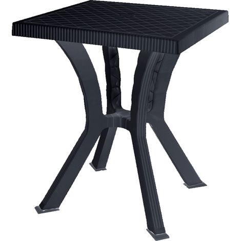 TAVOLO RIGOLETTO ELITE 60X60XH70CM ANTRACITE (1/4)