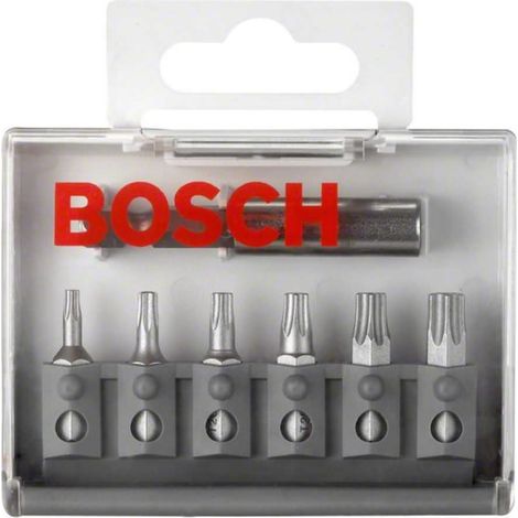 BOSCH Set 7 pz. - XH Torx forati (T10/15..40h)