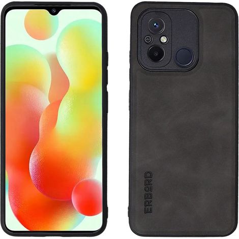 Schutzhülle für Xiaomi Redmi 12C, Modell Business, mit Kfz-Halterung, grau (1/5)