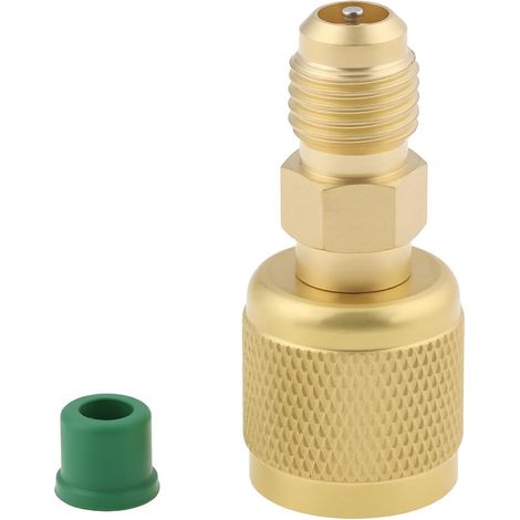Adaptateur CVC 1/4" Femelle Inversé Vers 1/4" Mâle Compatible avec A2L R454B/R32 Les Réservoirs (1/5)