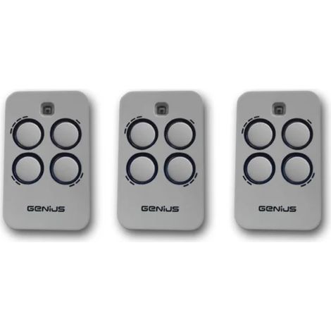 genius 3 x télécommande 4 canaux 868mhz jlc kilo tx4 6100333 (1/3)