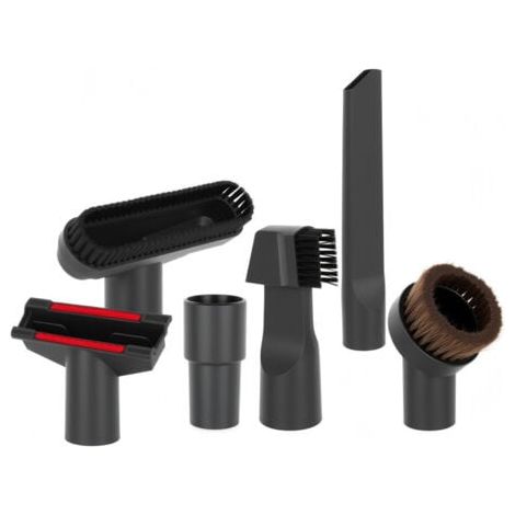 Accessoires pour Aspirateur, 6 Pièces Embouts pour Aspirateurs Brosse Universelle pour Coussins, Suceur Plat, Brosse à Matelas, Brosse d'aspiration avec adaptateur 32 mm et 35 mm (1/5)