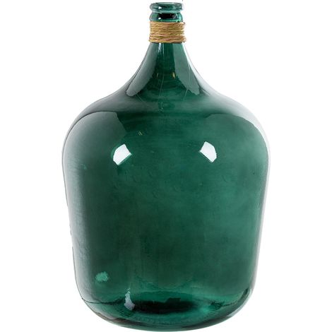 Vase de Sol en Verre Bleu et Naturel 37 x 37 x 55 cm (1/4)