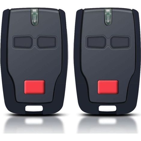Telecommande porte de garage pour BFT Mitto 2 B RCB,433 MHz télécommande 2 canaux pourRolling BFT Mitto 2, Kleio, Ghibli, TRC 2, Kleio, Ghibli, TR(2PCS) (1/5)