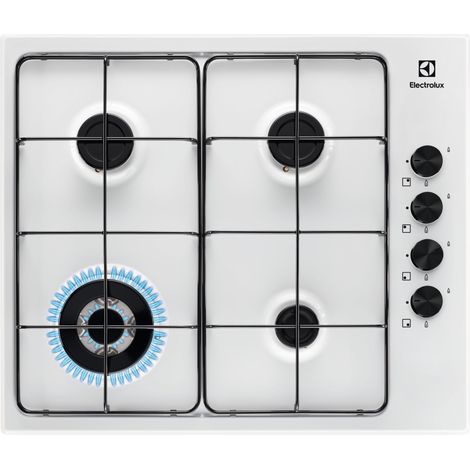 Electrolux EGS6414W plaque de cuisson gaz blanc 4 foyers (1/5)