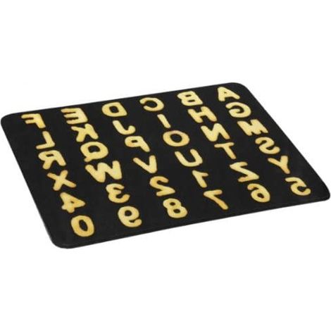 Zenker teglia con lettere e numeri 42 x 32 cm rivestimento antiaderente stampo da forno