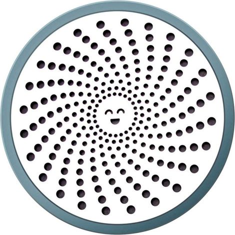 Couvercle De Drain De Douche - Filtre À Cheveux En Acier Inoxydable Avec Bords En Silicone Anti-dérapant - 11 Cm - Pour Douche Bain Evier - 1 Pièce (1/5)