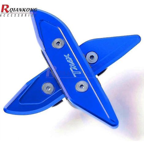 CNC-gefräste Aluminium-Seitenspiegel-Lochabdeckung für Yamaha T-Max TMAX 530 (2012–2017) – blau (1/5)