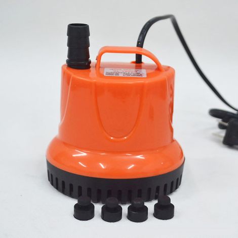 Pompe submersible circulation aquarium bassin aspiration fond étanche IPX8 plastique ABS XL 3800D 142x110x130mm