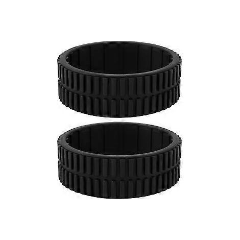 Lot de 2 pneus de rechange en caoutchouc pour les robots de piscine iRobot Braava Jet 240, 241 et 244. Compatibles avec (1/5)