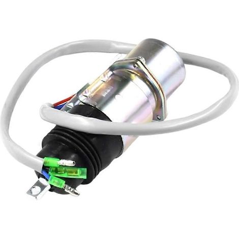 Électrovanne d'arrêt de flamme 24 V 716-30097 71630097 pour pelles hydrauliques JCB JZ70 JS70 - JBMEDIA (1/4)
