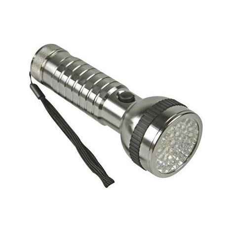 Lampe torche - Aluminium - 41 LEDs - Éclairage puissant - Faible consommation - Non rechargeable