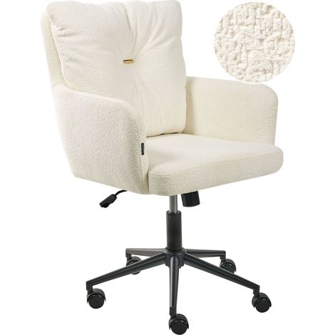Desk Chair ALPINE Boucle Off-White (1/5)