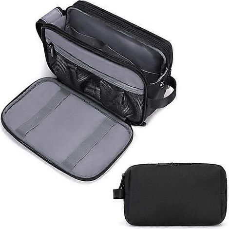 1-teiliger Kulturbeutel für Herren, Reise-Kulturbeutel, Kosmetiktasche, schwarz