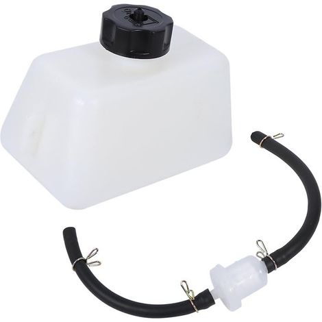 Réservoir de Filtre à Gaz, Ligne de Tuyau en Caoutchouc en Plastique 2 Temps Mini Moto Kids Dirt Pocket Bike, Petite Taille Grande capacité, Facile Installer la Pince, 1L (1/5)