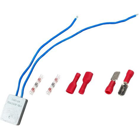 Applicable Module de Démarrage Progressif avec Kit 15A 230V Module Softstart Résistance au Démarrage Doux avec Câble pour Outils électriques Tels Que Scie Circulaire Scie Radiale Scie Circulaire Manue (1/5)
