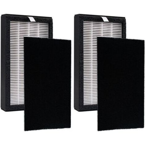Ensemble de filtres de rechange FLT4100 compatibles avec les purificateurs d'air GermGuardian AC4100 AC4100CA AC4150BL AC4150PCA AC4150PC AC4175W Filtre E, lot de 2 H13 HEPA