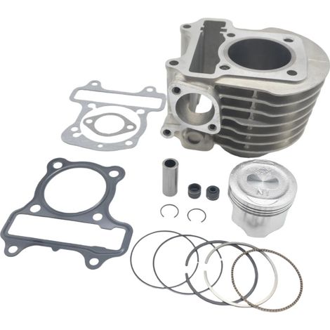 Motorcycle engine parts, cylinder mountings, suitable for Honda Elite 125 RX K69, 52.4 mm piston.--DTEKGAZ
