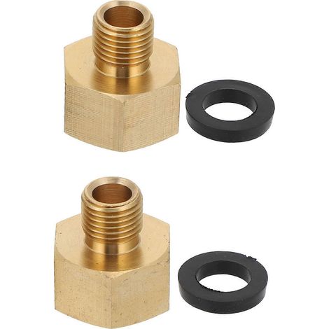 Gas- und Gasadapter NPT für Heizung, 2-teilig, verstellbarer Schlauch (1/5)