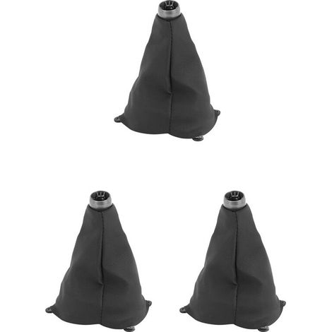 Coperture antipolvere in pelle per le tre leve del cambio manuale dei modelli Toyota Si dal 2006 al 2011.