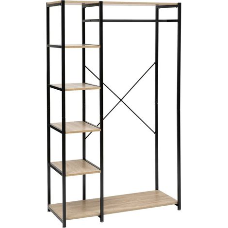Industrieller kleiderschrank 5 regale  - 5five (1/5)