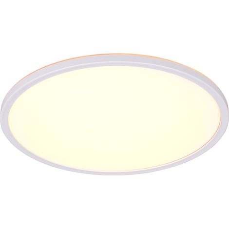 Reality LED-Deckenleuchte Emra Ø42 cm weiß matt Memory Funktion Deckenlampen (1/3)