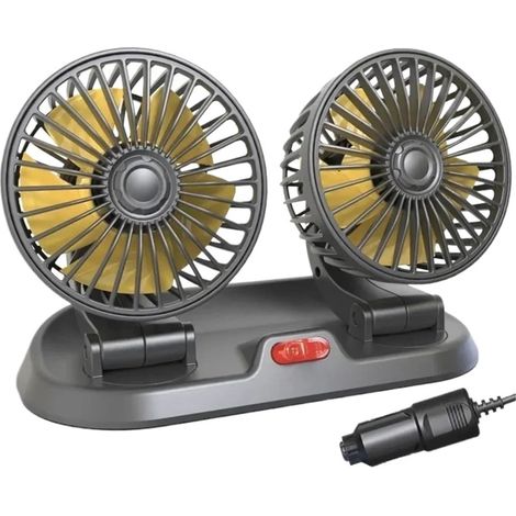 Ventilateur Circulation Air Double Tête Intérieur USB/12V/24V (1/5)