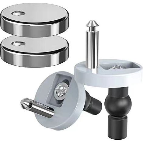 Accessoires de couvercle de seau en 2 pièces, connecteur à vis de couvercle, charnière en acier inoxydable à vis de couvercle (1/5)