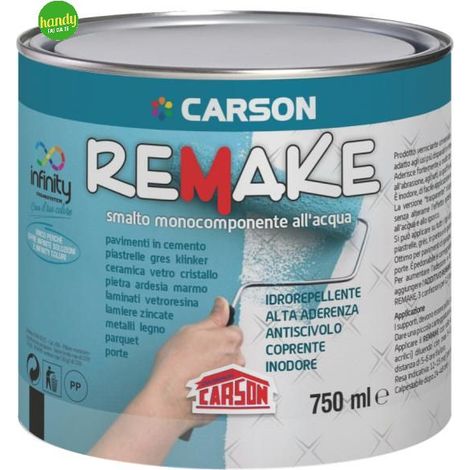 Smalto monocomponente all'acqua neutro remake Carson 2,5 lt