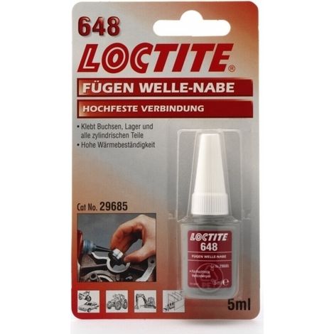 Loctite Alleskleber Hochfester Fügeklebstoff Blisterkarte 5ml L648 (1/5)