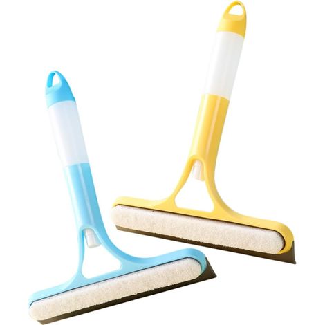 2 raclettes lave-vitres, pulvérisateur, pour miroirs et maison (1/5)