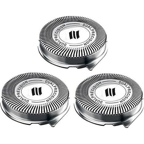 Cabezales de repuesto HQ8 para afeitadoras Philips Norelco, paquete de 3 cuchillas. (1/5)