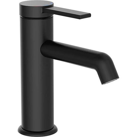 Rubinetto lavabo nero opaco - Rubinetto monocomando - Maniglia centrale - MIT/LOS/N