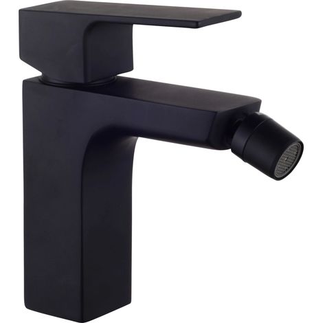 SÉRIE ÉLÉGANTE MITIGEUR MONOCOMMANDE DE BIDET NOIR MAT
