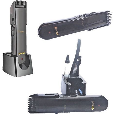 TRADE SHOP - Taglia Capelli Elettrico Rasoio Regola Barba Ricaricabile Pettine 3-15mm Gm-6088 -