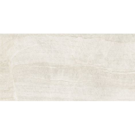 Carrelage imitation pierre Sicilia 60x120 cm Blanc naturel (1/4)